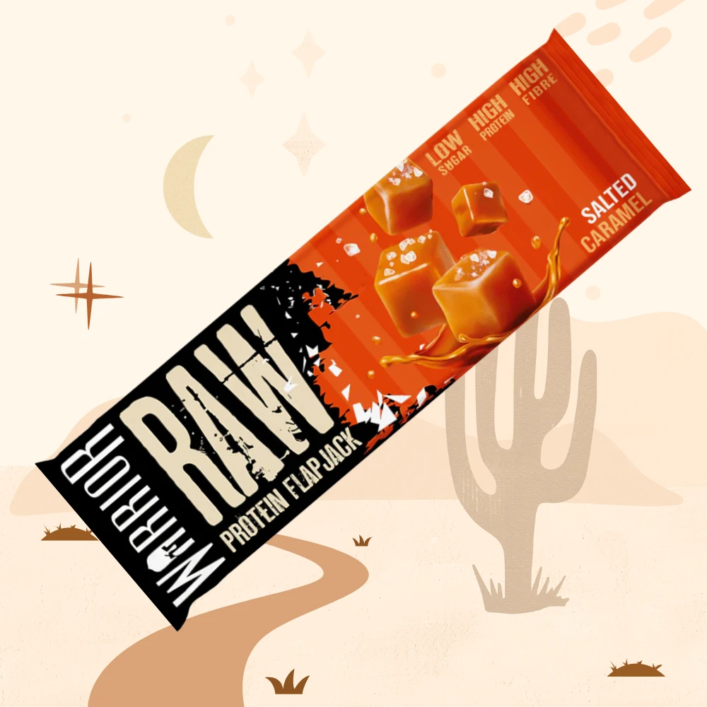 Warrior Raw Salted Caramel Protin Bar 75gm UK