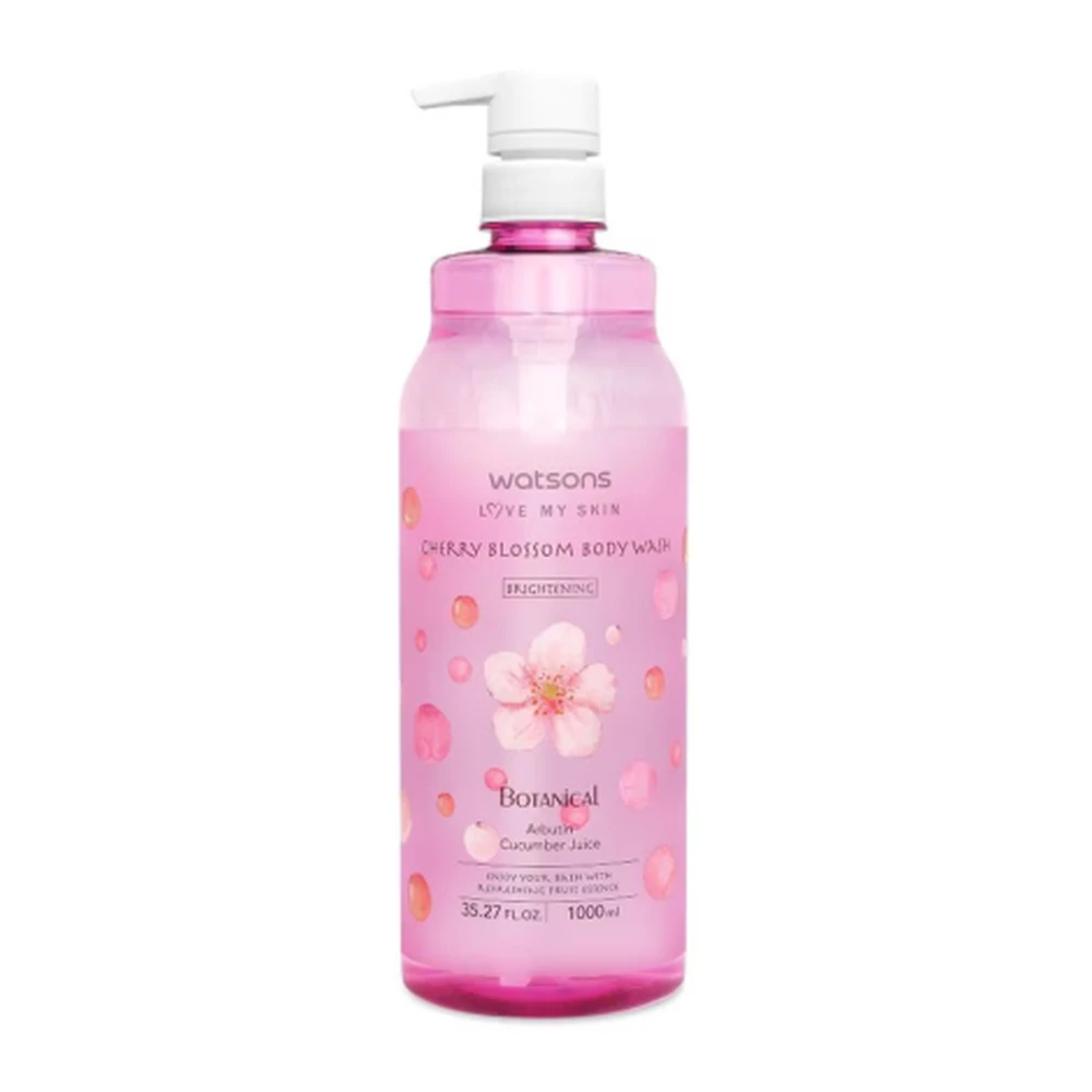 Watsons Botanical Brightening Cherry Blossom Body Wash 1000ml