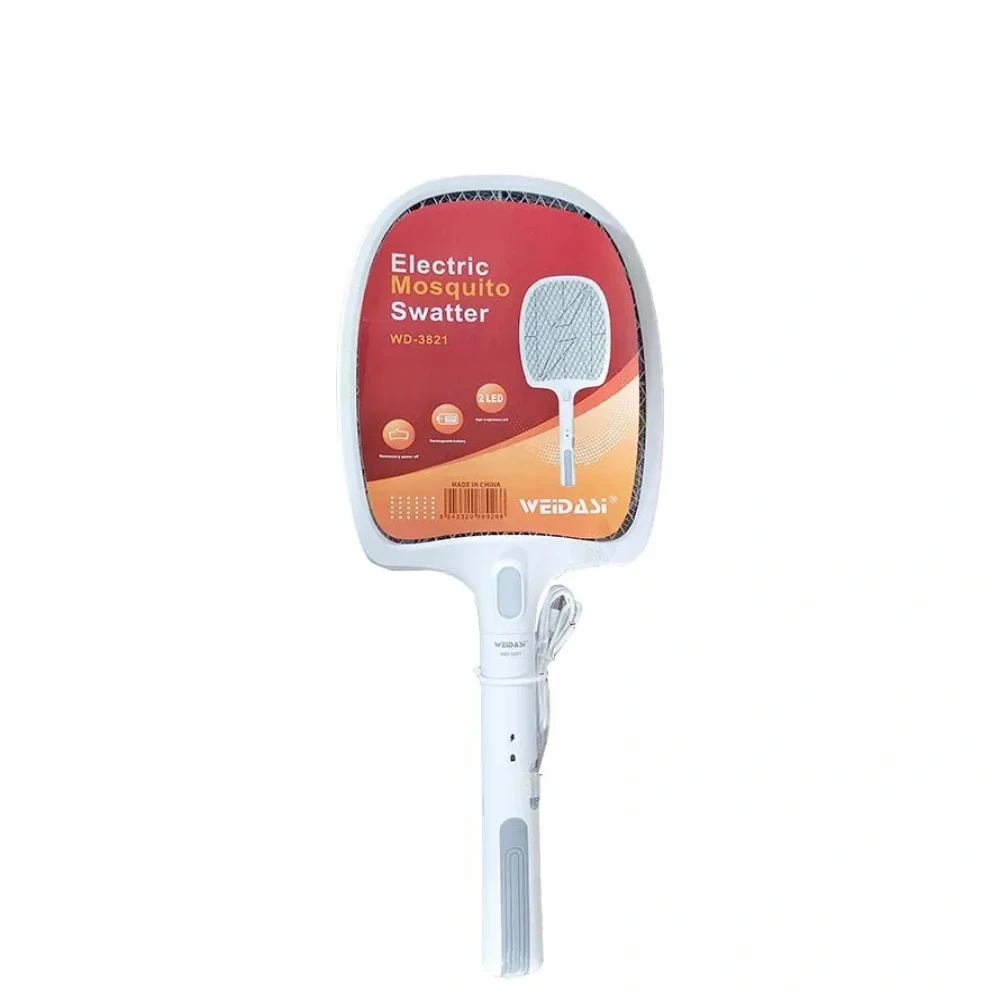 Weidasi WD-3821 Electric Fly Mosquitoes Bat Insect Racket With LED
