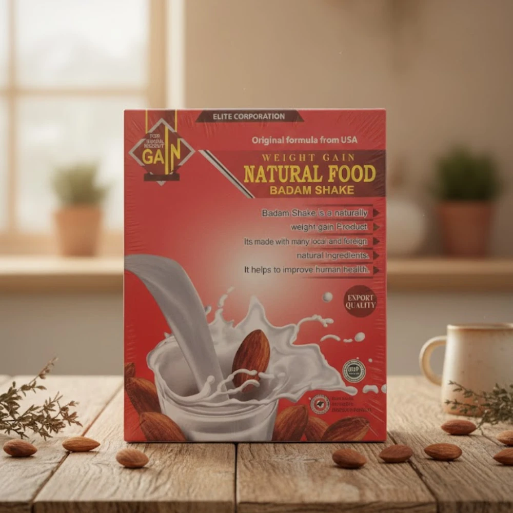Weight Gain Natural Food Badam Shake Supplement