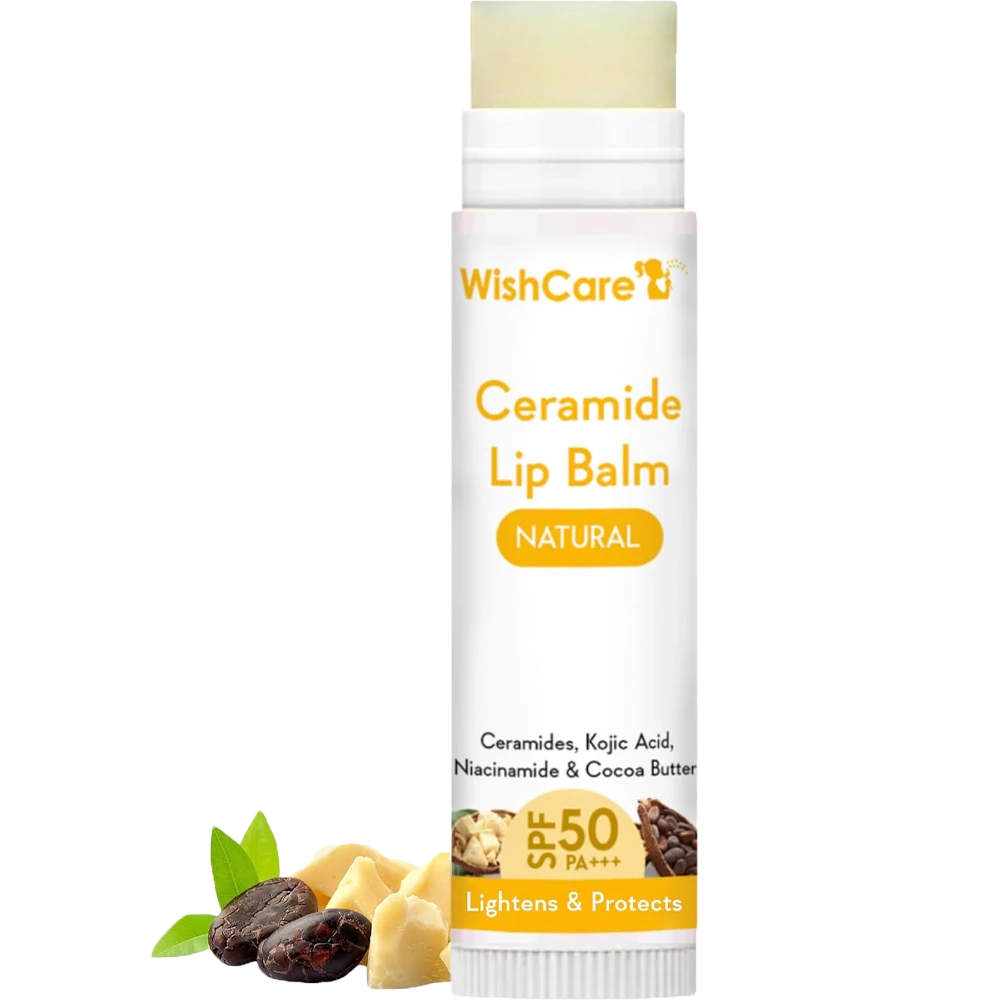 WishCare Ceramide Lip Balm with SPF 50 PA Plus Plus Plus (Natural)