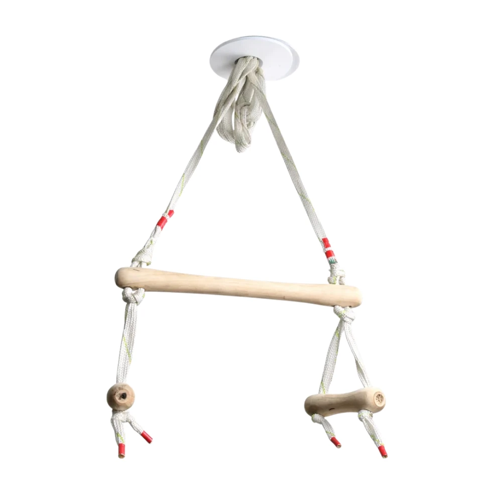 Wooden Hanging Gym Exercise Bar