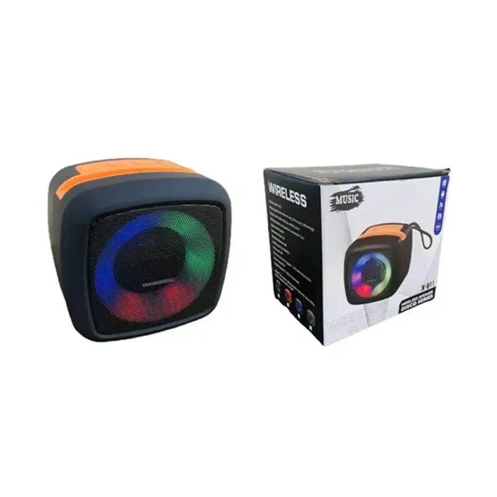 X-911 Wireless Portable Rechargeable Mini Disco Speaker