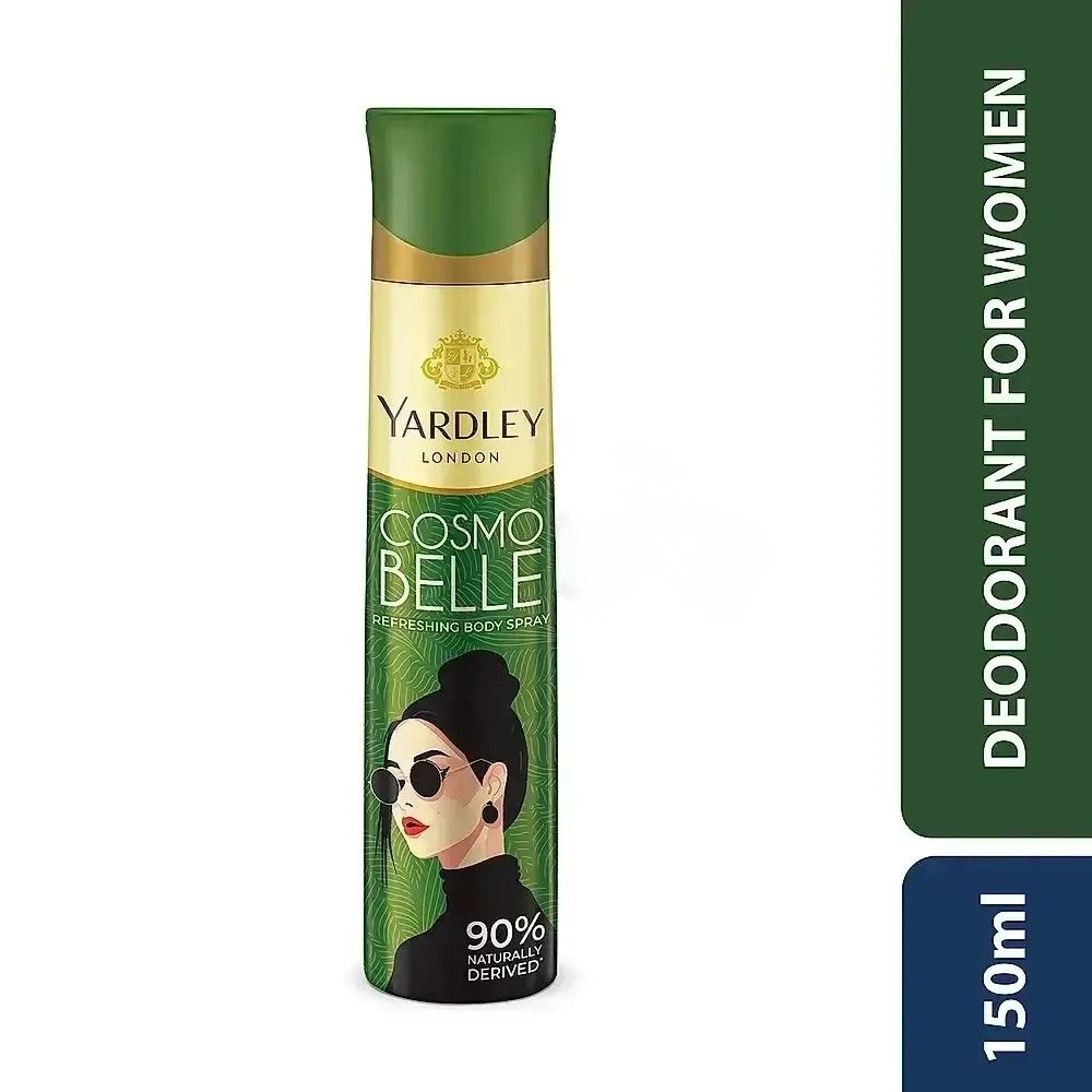Yardley Cosmo Belle Refreshing Body Spray for Women, 150ml