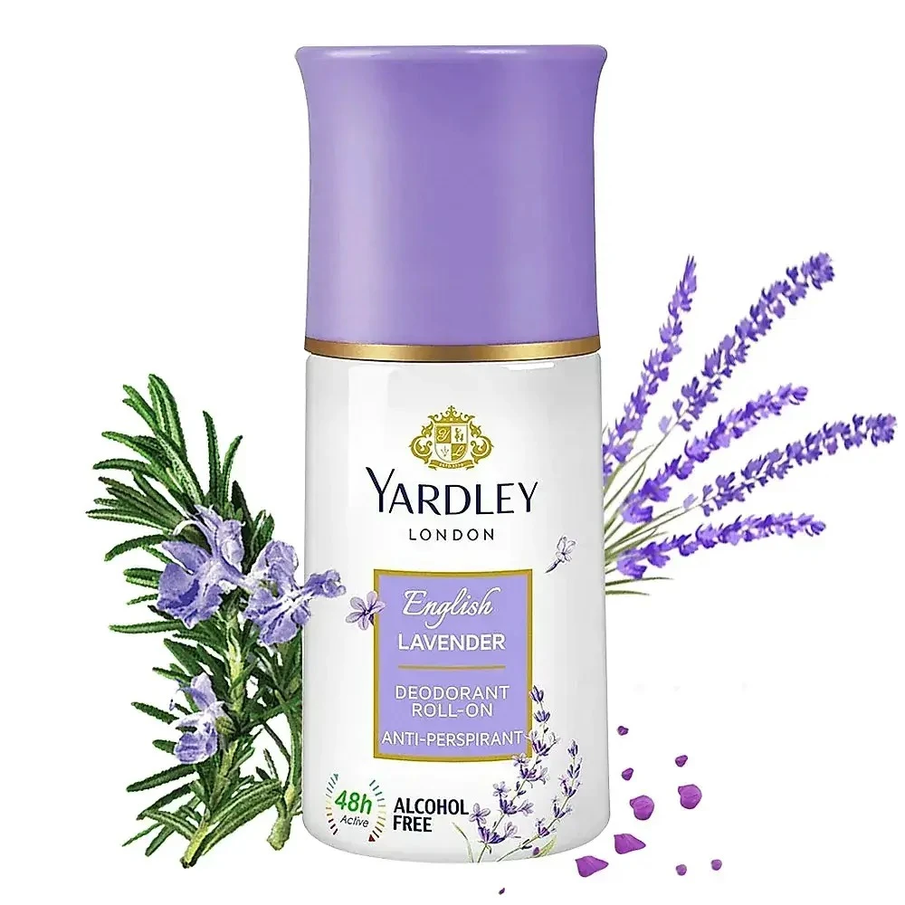 Yardley London English Lavender Deodorant Roll On for Women 50ml