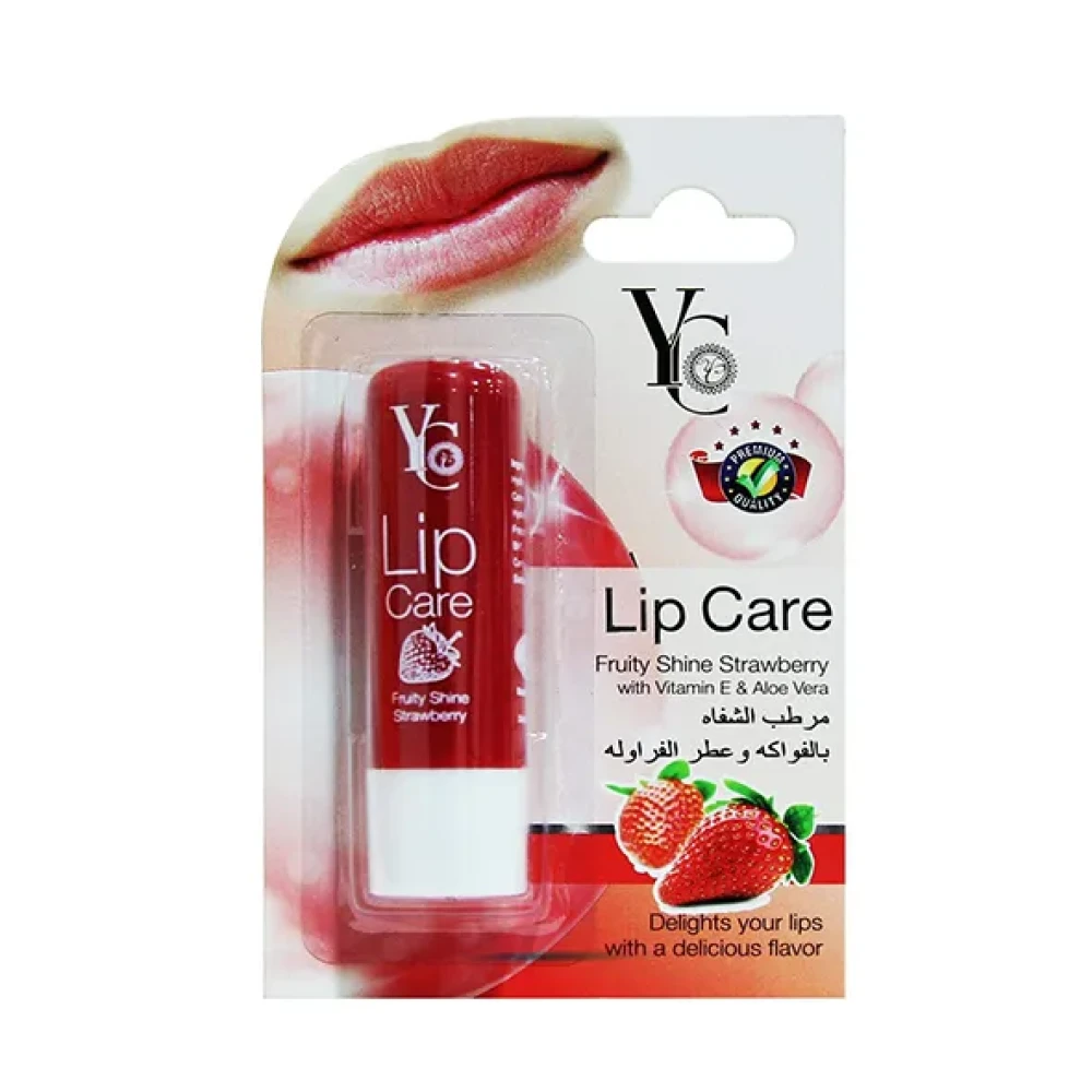 YC Fruity Shine Strawberry Lip Balm - 3.8g