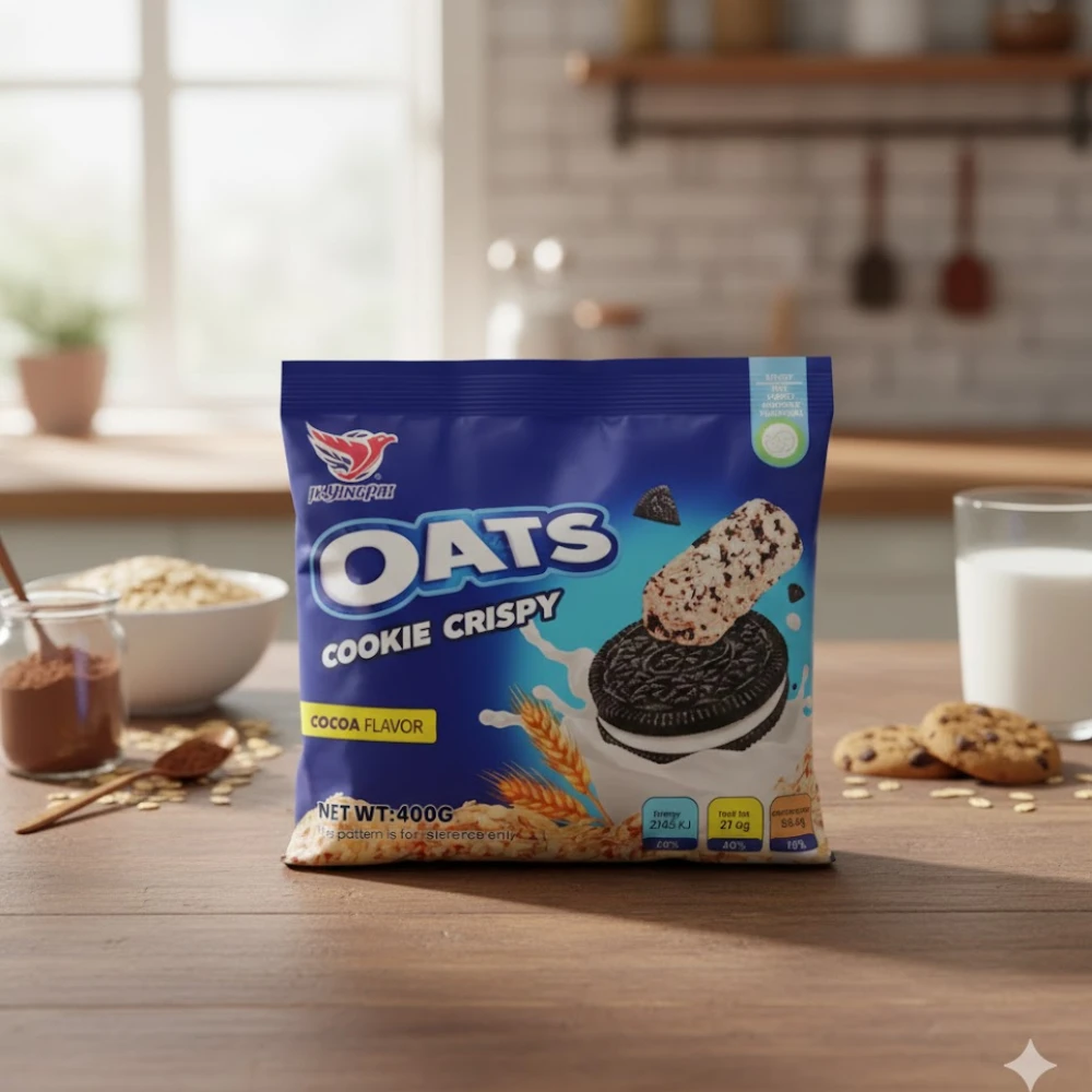 Yingpai Cookie Crispy Choco Flavor Oat - 400g